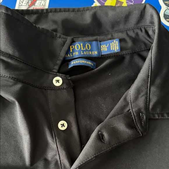 Men’s XXL Polo by Ralph Lauren Performance Men's Black Polo Shirt - Picture 2 of 2